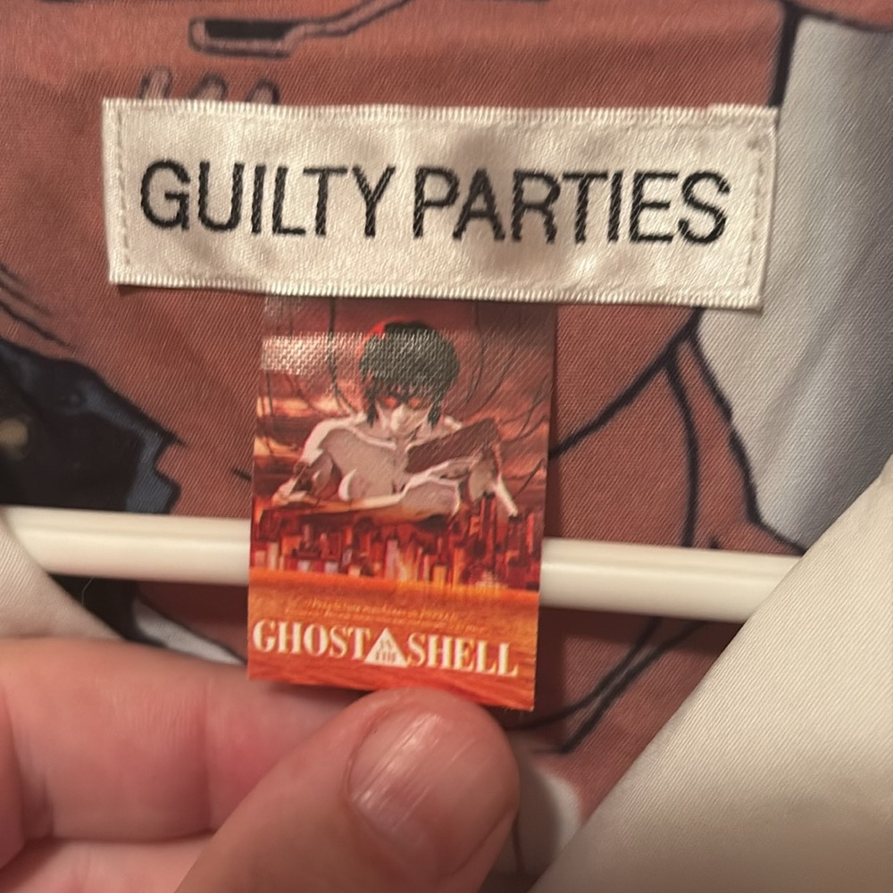 Ghost in the Shell short sleeve Hawaiian button-down shirt - Picture 3 of 5